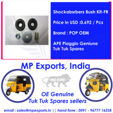 Tuk tuk cuenca Shockabsrbers Bush kit-fr aper piaggio